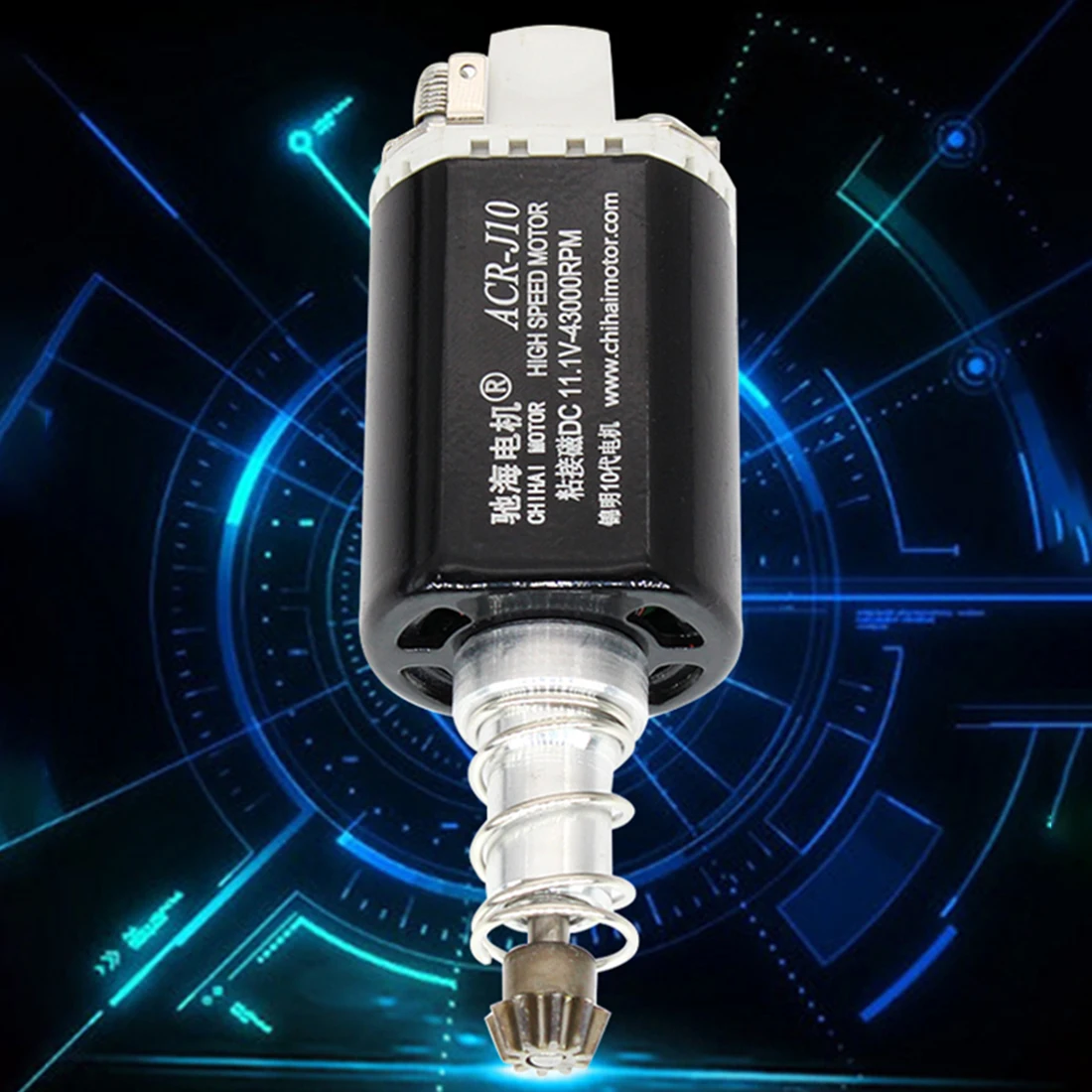 Chihai 460 длинные оси высокоскоростной двигатель с 11,1 V-43000 rpm зубцы двигателя для JM Gen.10 ACR водные гелевые бусинки бластер-черный+ серебристый