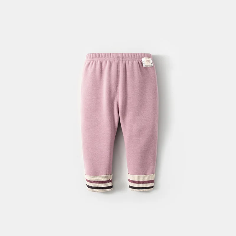 Baby Kids Pants Autumn Winter Thicken Plus Velvet Skinny Pants for Girl Toddler Baby Trousers Elastic Waist Child Girl Leggings