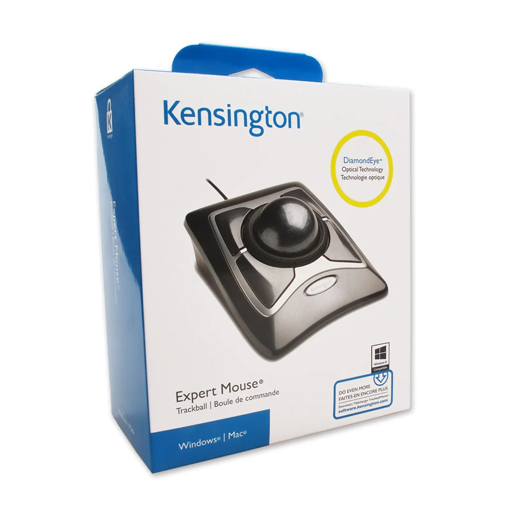 Kensington Original Expert трекбол USB мышь Проводная оптическая с кольцом прокрутки большой