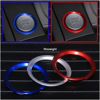 

Wooeight 1x Car Engine Start Stop Button Decoration Ring Trim Sticker Styling Frama Fit For Audi A4 A5 B9 A6 A7 C7 Q5 8R 2017