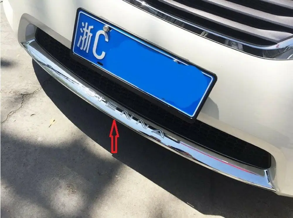

Chrome Front Lower Bumper Cover Trim fit 11-17 Toyota Sienna XLE LE L CE Limited