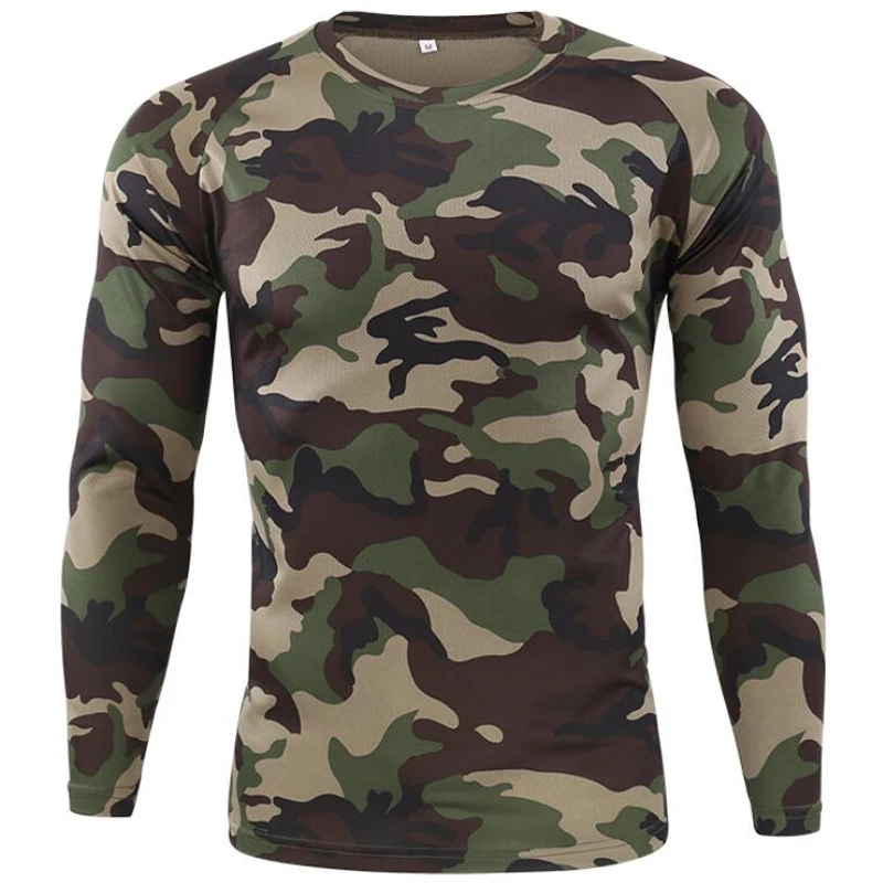 Summer Camouflage T shirt Quick Drying 