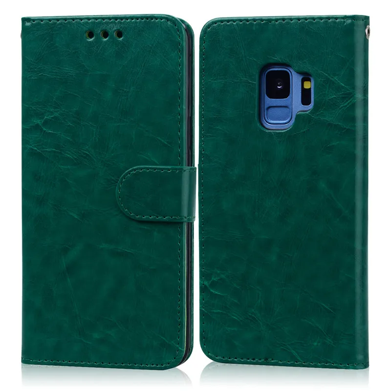 Для кейс для samsung galaxy s9 чехол Роскошный кожаный чехол-книжка с бумажником для чехол для samsung galaxy S9 S 9 плюс Чехол для телефона защитный Coque