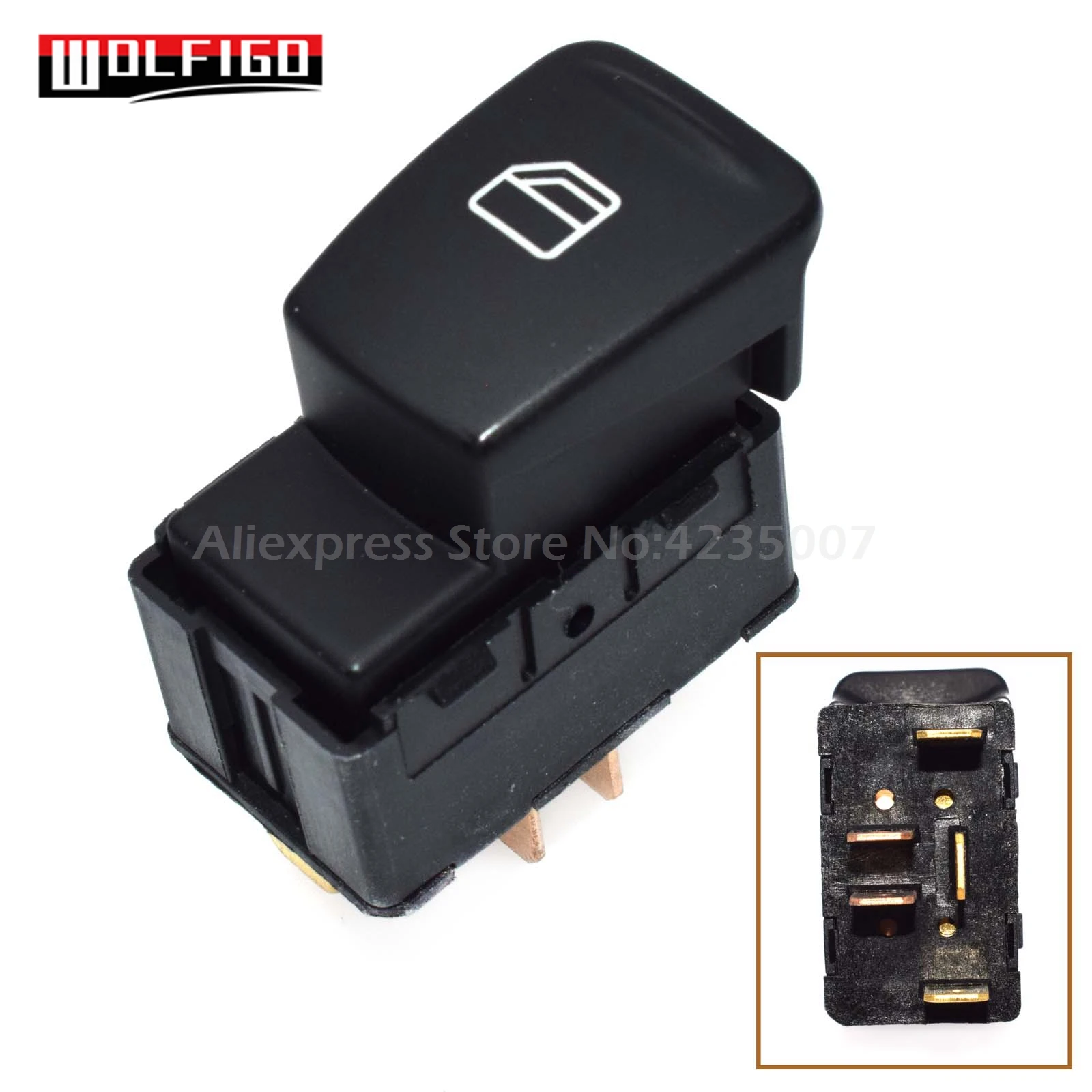 

WOLFIGO 1 PC or 2PCS Front Left Right for Smart Forfour 454 2004-2006 Hatchback Power Window Switch A4548201010,MN900255