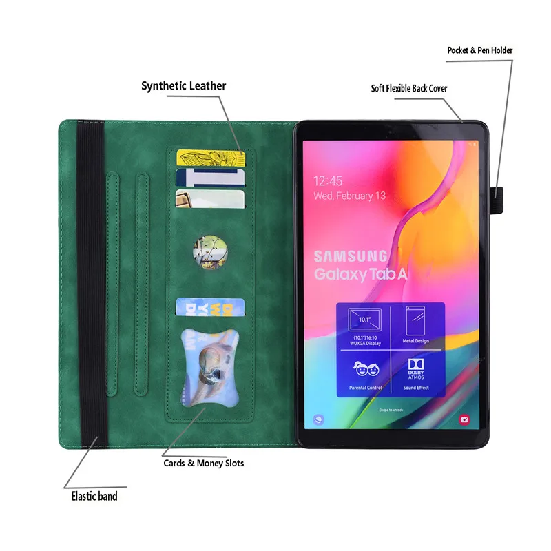 Capa de Couro Empresarial para Xiaomi Pad,