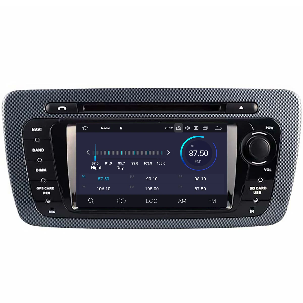 4G64G 6 core Android 9.0 Car Stereo Smart Multimedia DVD Player GPS for Seat Leon 2009-2013 Audio radio tape recorder head unit