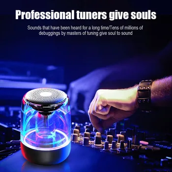 

Wireless Commmunication Speaker 7 LED Colors Light Speaker Stereo Sound NC99