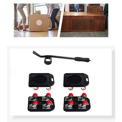 Kit de déplacement de meubles robustes pour magasin et maison, glissières de meubles, outil de Transport manuel, charge 440 / 660 Lbs, 5 pièces 