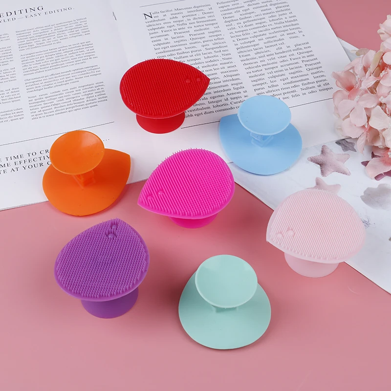 

1PCS New Silicone Beauty Washing Pad Facial Exfoliating Blackhead Face Cleansing Brush Tool Soft Deep Cleaning Face Brushes