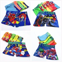 4 шт./лот; нижнее белье для мальчиков с героями мультфильма «машинки» и «Человек-паук»; детские трусики; детские трусы-боксеры; хлопковые трусы для мальчиков; majtki; короткая одежда