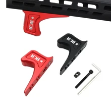 2022 NEW Airsoft Accessories Mlok & Keymod Handguard Dual-use Hand Stopper Metal Cnc Laser Engraving BCM-Grip Handstop Hunting