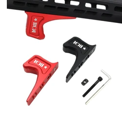 2022 NEW Airsoft Accessories Mlok & Keymod Handguard Dual-use Hand Stopper Metal Cnc Laser Engraving BCM-Grip Handstop Hunting