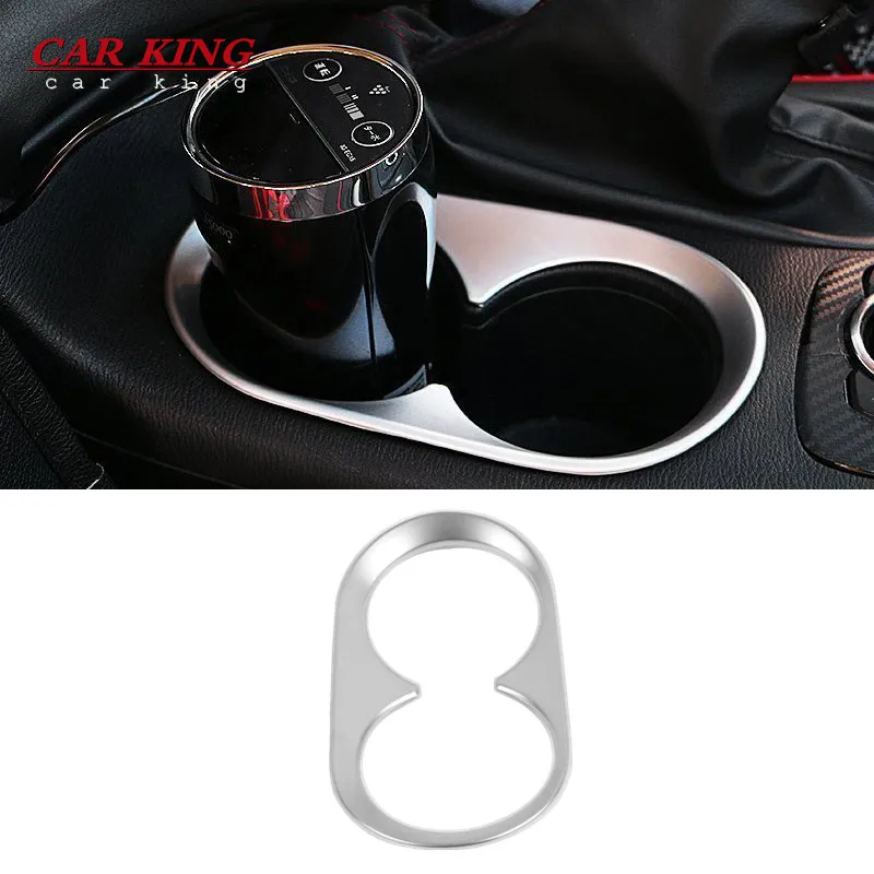 

For Mazda 3 Axela 2014-2016 Matte Style Water Cup holder decorative frame panel cover trim center console Interior accessories