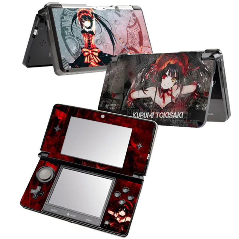 Cartoon design for 3DS Console Gamepad Protector Cover  For 3DS Sticker for nintend o 3ds pvc skin sticker 