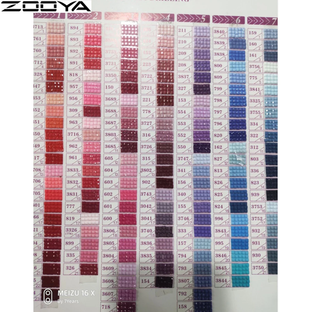 Diamond Painting Full Range 447 Dmc Diamond Color Card Rhinestone Color Identifi