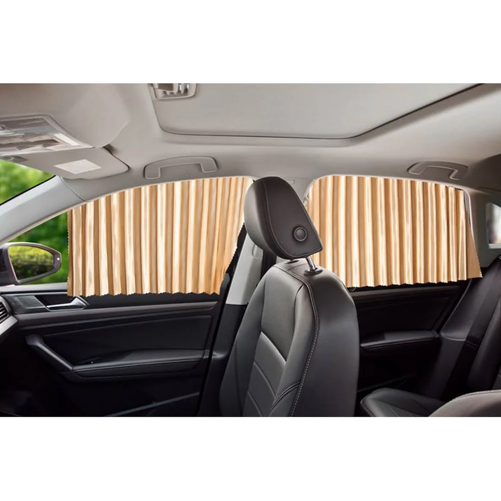 

Car Curtains with Sun Protection Kit Side Window Shield Windshield Interior Front Rear Auto Sunshade Covers Accessories