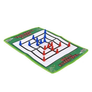 

Chess Game With Non-woven Fabric Chessboard And 18 Chess Pieces Board Game Child Adult Funny Game Brinquedos