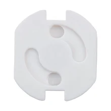 Защитные розетки Детская безопасность электрическая розетка Крышка Анти Электрический шок для ЕС розетки Белый