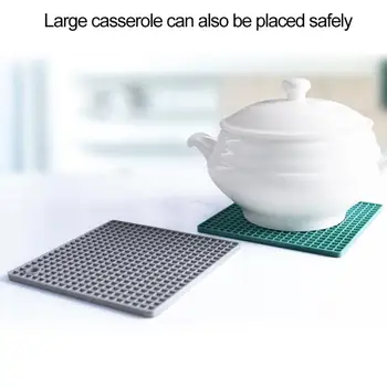

Silicone Placemat Nonslip Pot Mat Dining Table Bowl Coaster Kettle Tray Heat Insulation Mat Heatresistant Kitchen Home Decor