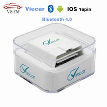 Viecar ELM327 Bluetooth 4,0 V1.5 OBD2 автомобильный диагностический инструмент OBDII J1850 OBD Автомобильный сканер для ios Android окна elm327 v1.5