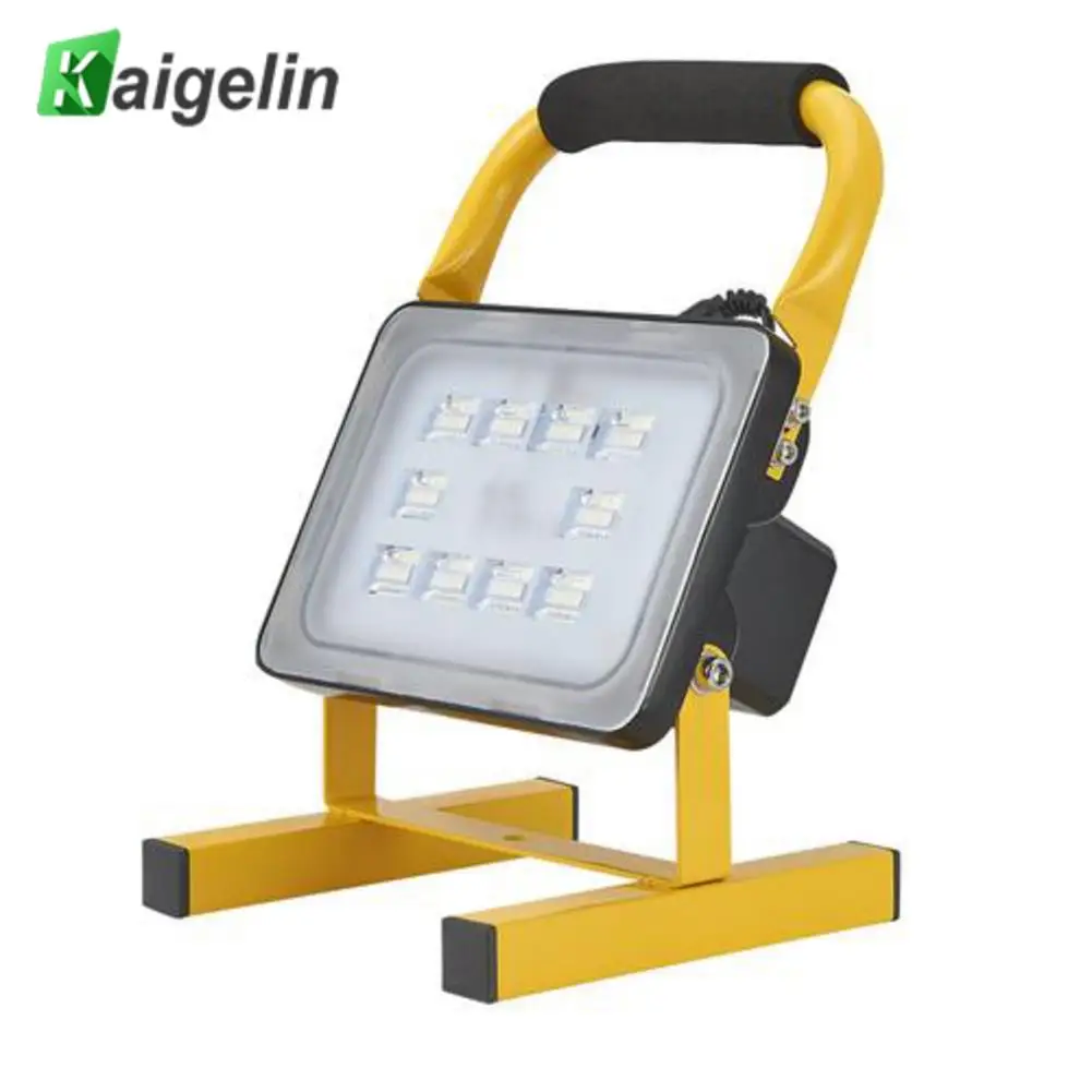 

Rechargeable Floodlight 10W 20W led Flood light Waterproof Outdoor light with charger With Battery construction Led Search Light
