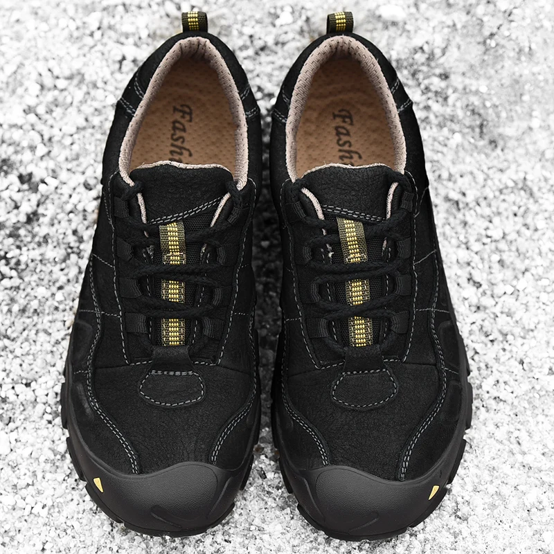 Мужская Уличная обувь Горные треккинговые кроссовки Мужские дышащие кожаные резиновые мужские треккинговые ботинки тактические кроссовки