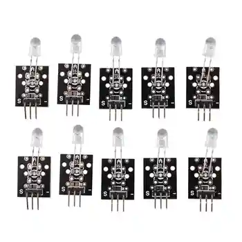 

10Pcs KY-005 38KHz Infrared IR Transmitter Sensor Module For Arduino