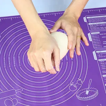 

60*45CM Non-Stick Silicone Baking Mat Pad Baking Sheet Glass Fiber Rolling Dough Mat Cookie Macaron Baking Mat Pastry Tools