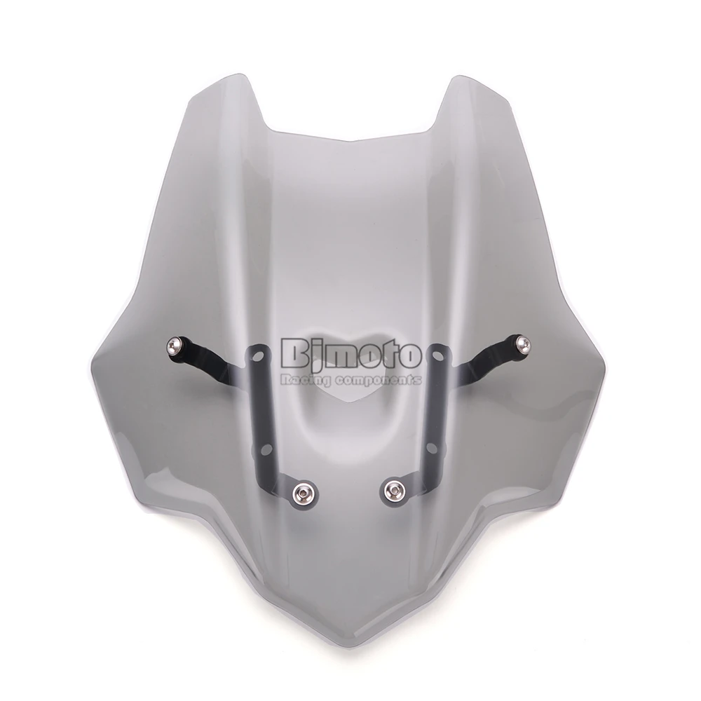 BJMOTO аксессуары для мотоциклов Yamaha FZ10/MT10- ветровое стекло скутера лобовое стекло с кронштейном Голый спорт ветровое стекло