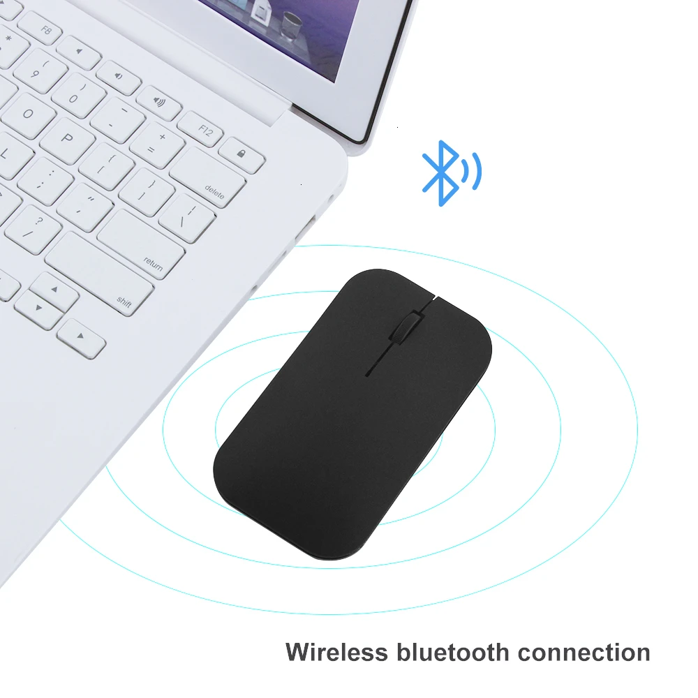 CHYI ультра тонкий Bluetooth Беспроводной Перезаряжаемые компьютер Мышь мини эргономичная оптическая 3d PC sem FIO Тихая офис мыши для Macbook