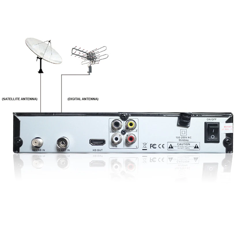 DVB-T2 DVB-S2 HD цифровой эфирный ресивер ТВ конвертер коробка DVB T2+ S2 спутниковый ресивер Поддержка CC CAM IP tv YouTube PVR