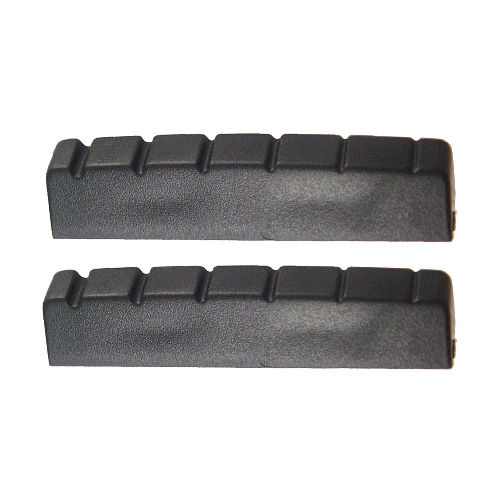 

Durable Black Left-handed Acoustic/Wood Guitar Repalcement Slotted Nuts