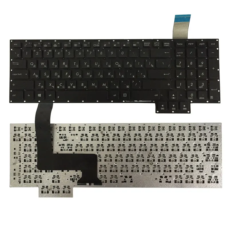 Русская клавиатура для ноутбука Asus G750 G750JH G750JM G750JS G750JW G750JX G750JZ RU черная