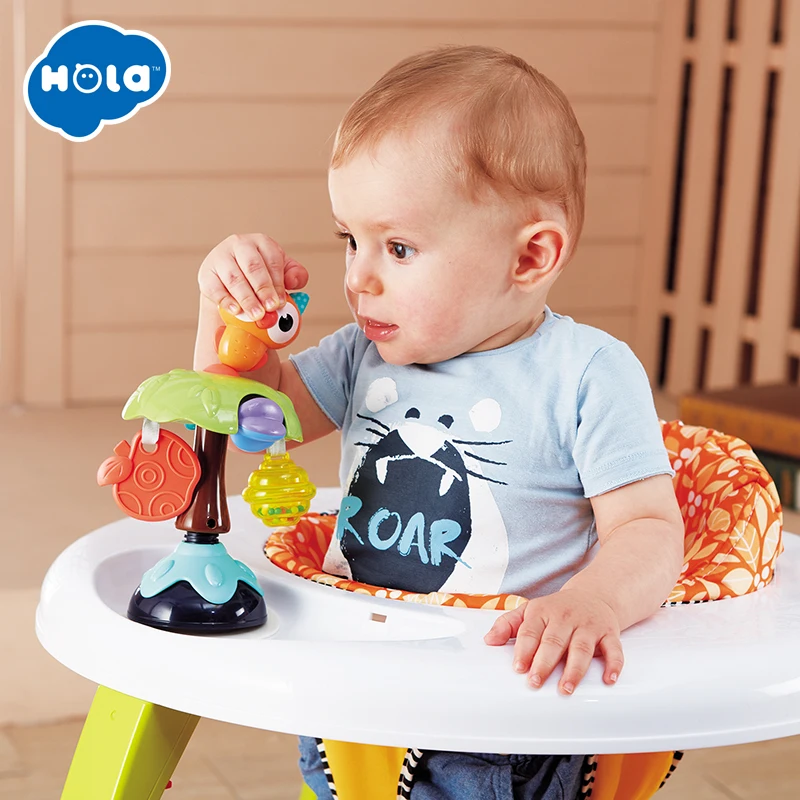 Hola 3150b 2 En 1 Ventouse Chaise Haute Jouet Pour Bebes 0 12 Mois Silicone Bebe Hochet Jouets Pour Tout Petits Educatifs Enfants Jouets Aliexpress