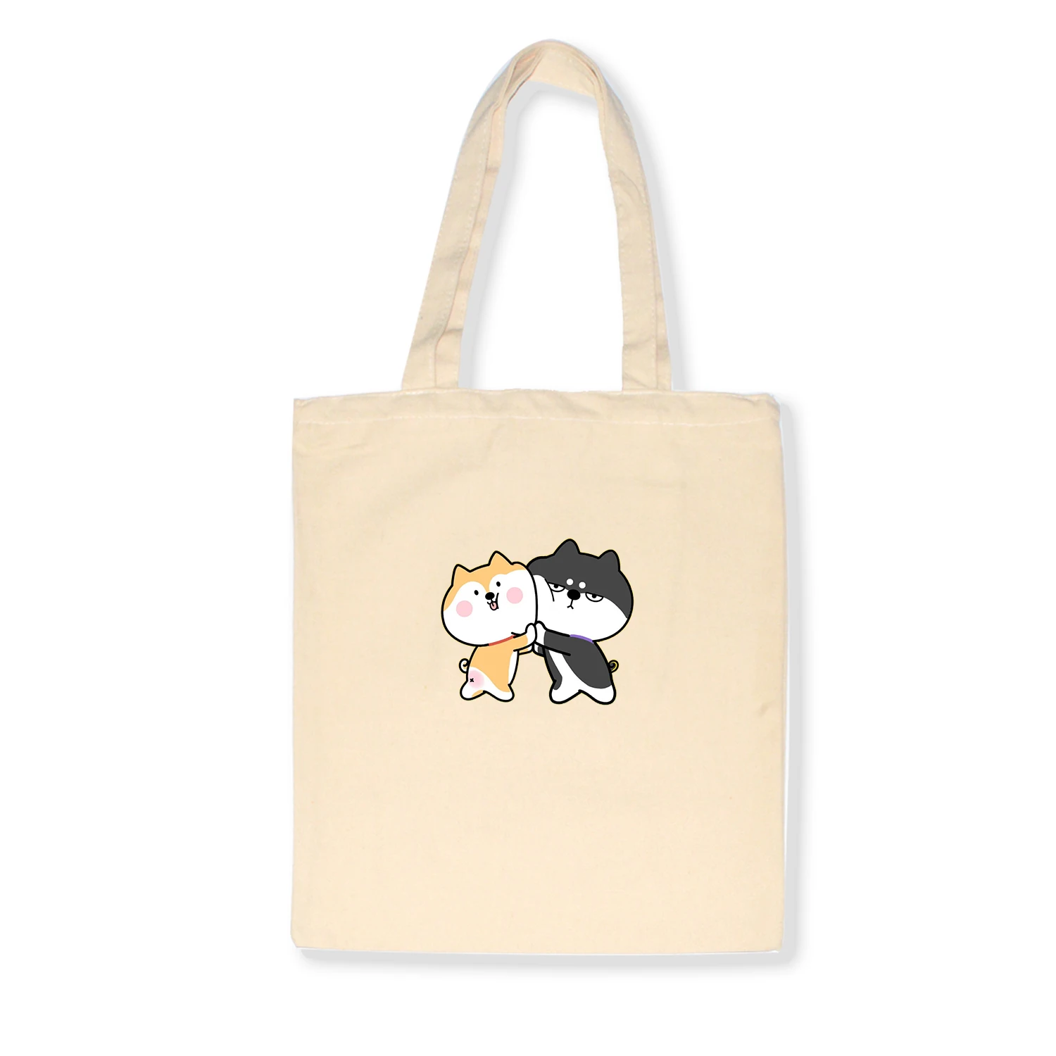 Аниме медведи печатных милый мультфильм большой емкости Холст сумка ткань хлопок ткань сумки многоразовые хозяйственная сумка женская пляжная