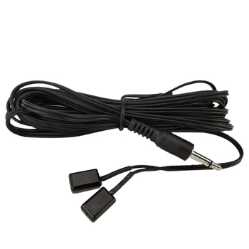 

3.5mm Jack Audio Home Extension Remote Control Extender Cable Promotive Infrared Double Head Flexible IR Emitter With Repeater