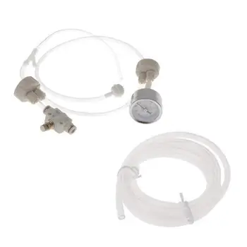 

DIY CO2 Generator Aquarium Plant System Kit D201 Tube Valve Guage Bottle Cap for Aquarium Moss Plant