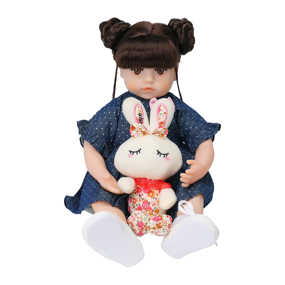 48 см Reborn Baby Doll девочка реалистичные мягкие силиконовые куклы младенец новорожденный принцесса малыш игрушки для малыша Bonecas Рождественский подарок на день рождения