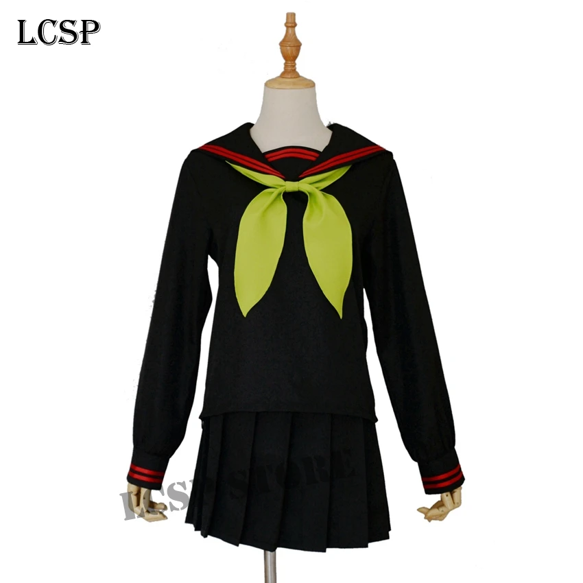 LCSP Demon Slayer Kimetsu no Yaiba Kamado Nezuko Makomo японский костюм для косплея аниме моряцкий костюм выходной костюм одежда