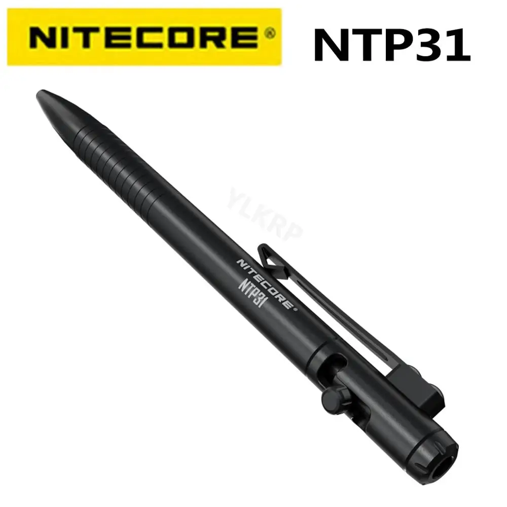 NTP31 Nitecore Tactical Pen For Self-defense Tactical Glass Breaking and Daily Writing Aluminum alloy with Tungsten Steel bezel tactical pen