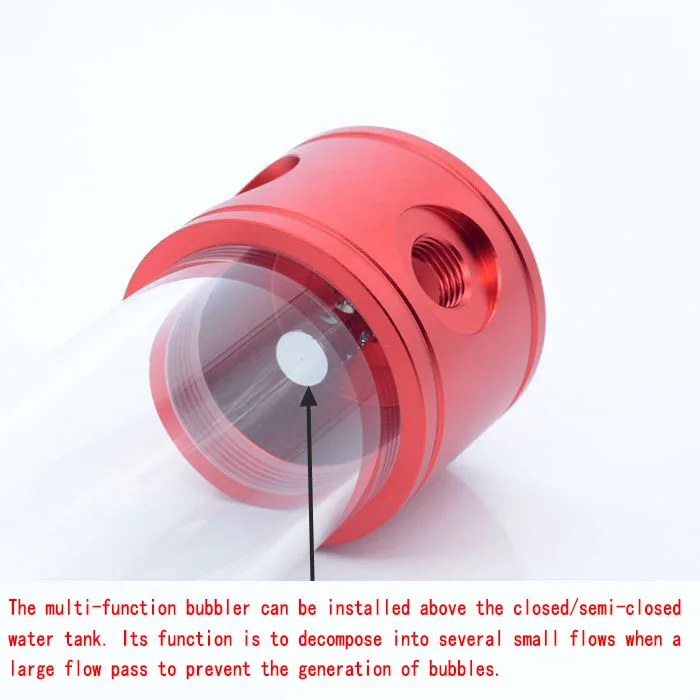 FREEZEMOD computer water cooling water tank external bubbler to prevent the generation of