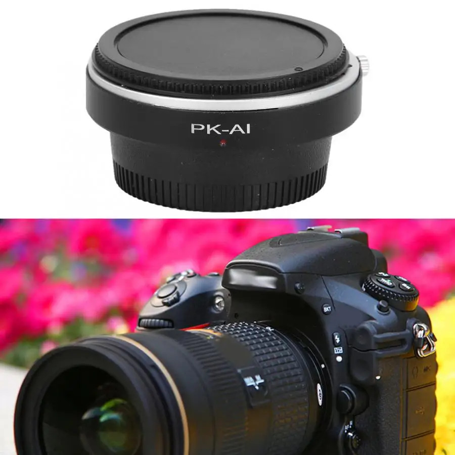 PK-AI металлическое кольцо адаптера объектива для PK Крепление объектива подходит для Nikon AI камера крепление адаптер кольцо
