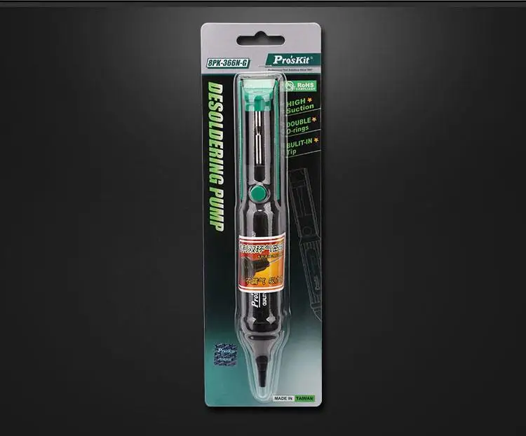 Pro’skit Proskit 8PK-366N-G Suction Tin Solder Suckers Desoldering Gun Soldering Iron Pen Hand Tools Desoldering Pump