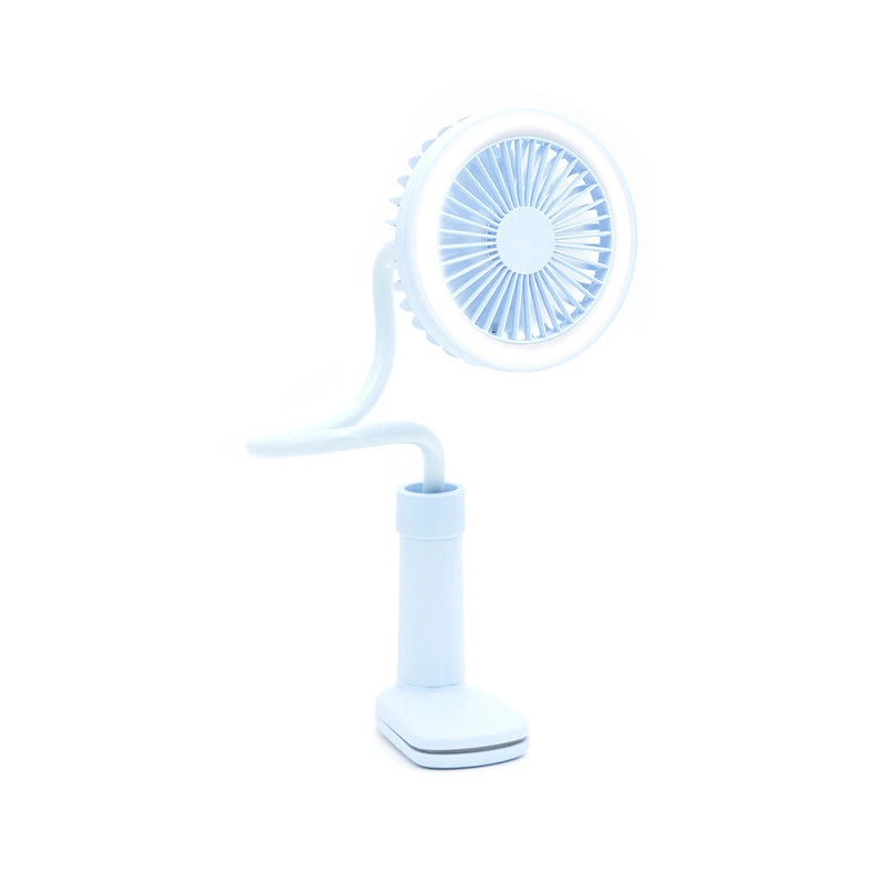 

Multi function LED desk lamp USB variable clip fan foldable mini electric fan household outdoor bedroom