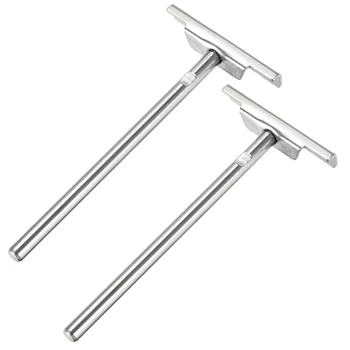 

uxcell Floating Shelf Invisible Support Bracket Round Shank 154mm Wall Support Set 2Pcs