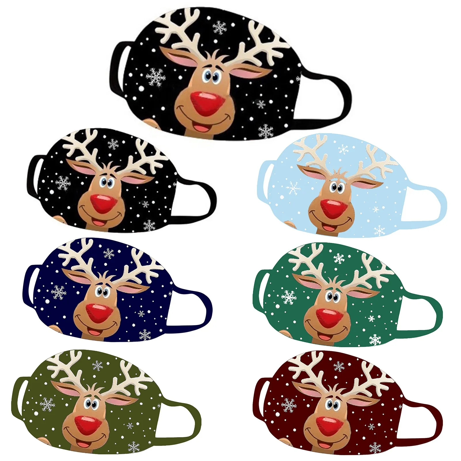 

Fast Delivery Christmas Print Resue Breathable Multi-Purpose bandana scarf Face sunscreen Ship Within 24 Hours 2020