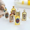 6Pcs 1/12 Dollhouse Miniature Accessories Mini Resin Whiskey Wine bottle Simulation Furniture Model Toys for Doll House Decor ► Photo 1/6