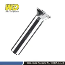 

55/60 Degrees HSS Dovetail Milling Cutter CNC End Mill Straight Shank CNC Router Bit Dovetail end mill
