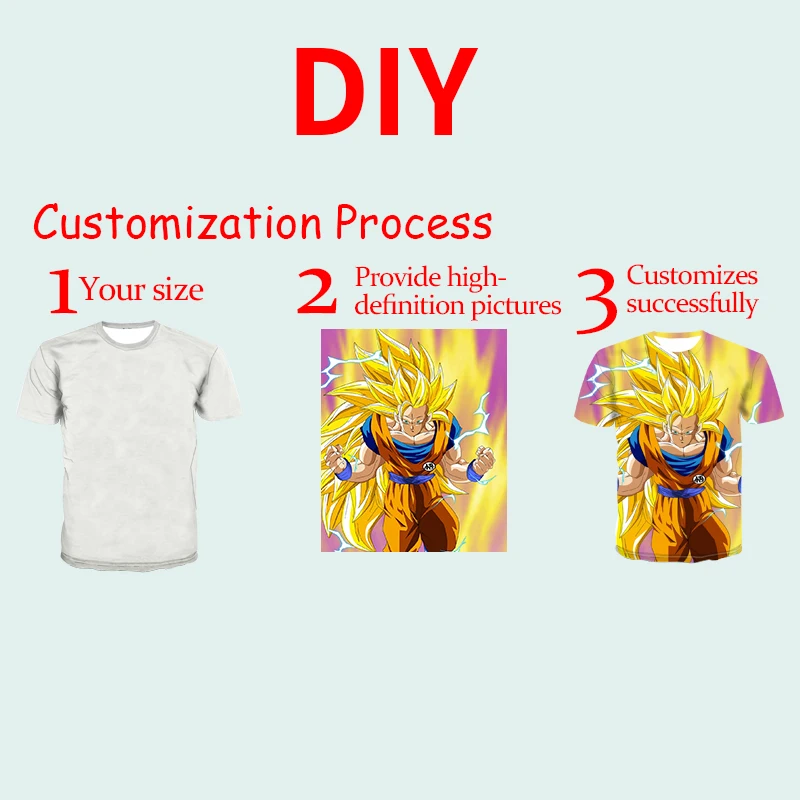 2021 Summer Short Sleeve O-Neck T-Shirt Men's Fashion 3D Printing Men's T-Shirt Customize Your Exclusive T-Shirt White Diy Shirt