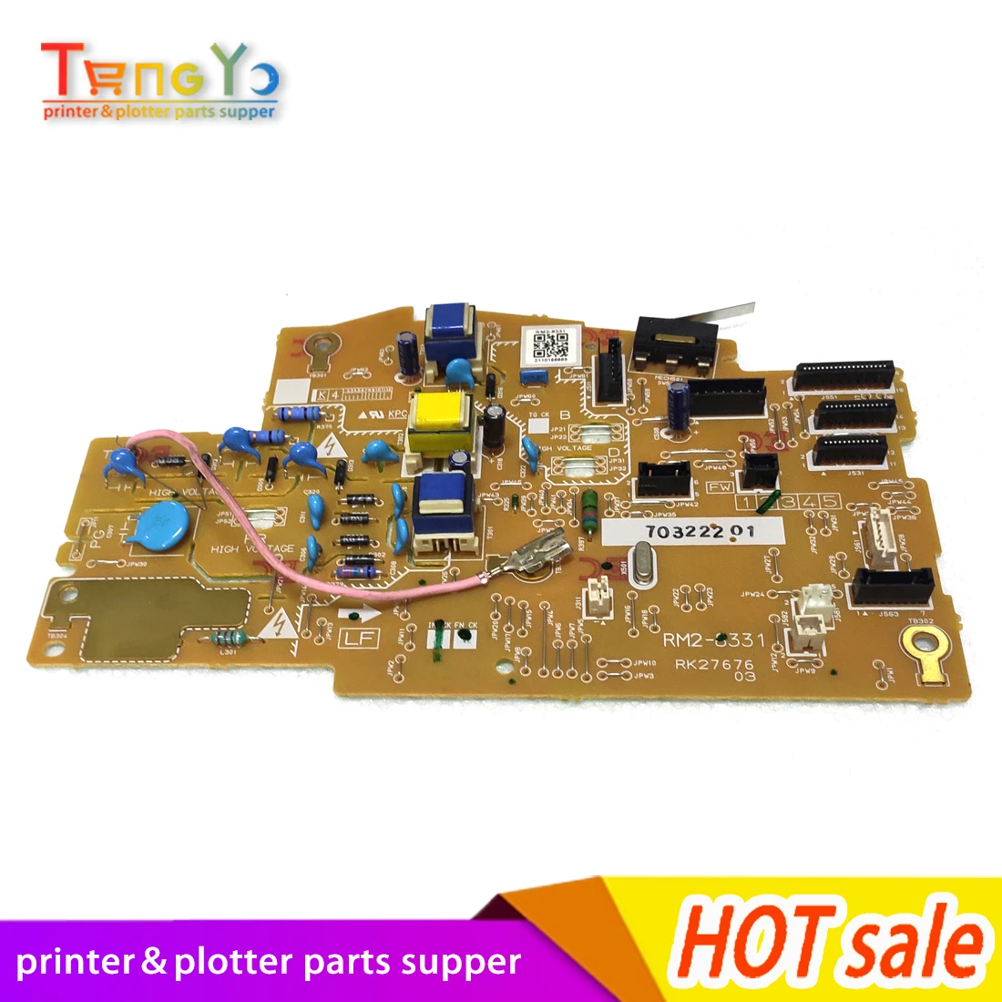 Original Rm28331 Rk27676 Rk2-7675 para hp M203dw M203dn M227 M203 M227 203 227 Peças de Impressora Placa de Alimentação da Placa de Alta Tensão - Imagem 5